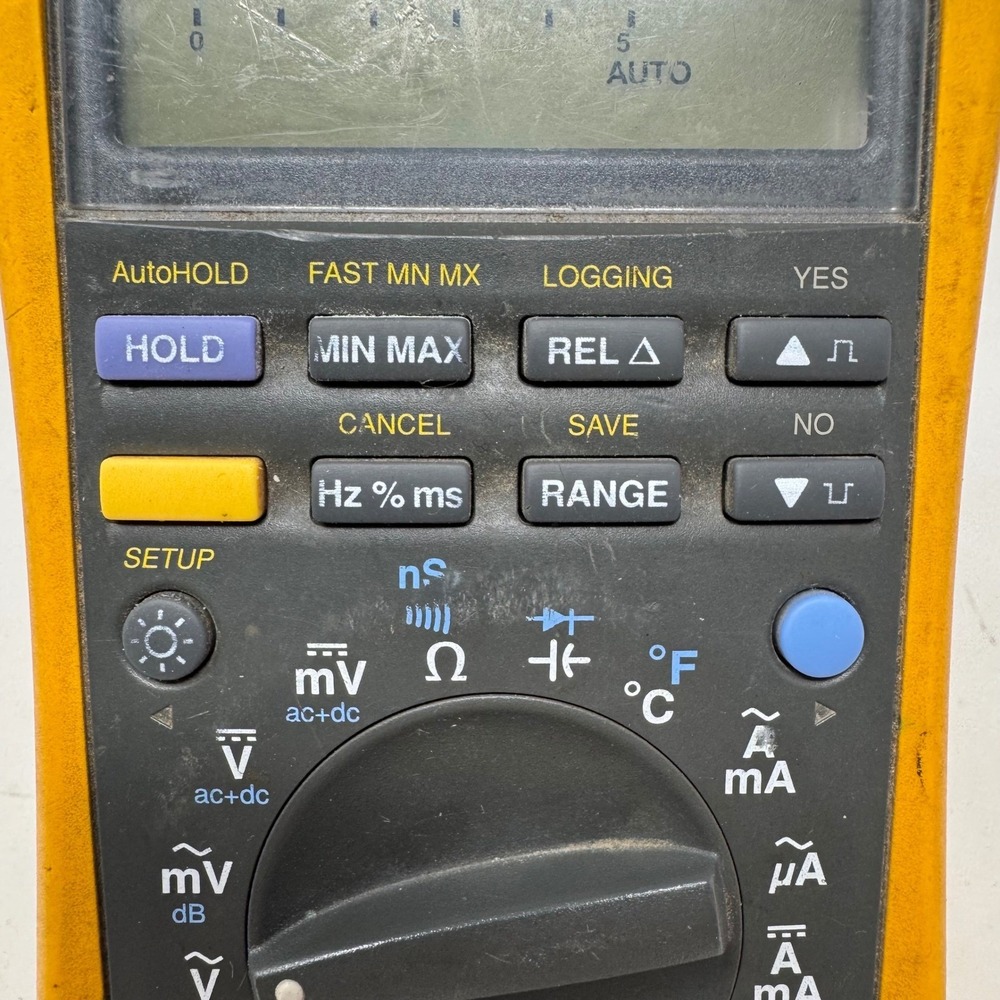 Fluke 189 True RMS Multimeter Digital Logging Multimeter Yellow Case - Picture 9 of 11